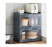 Dxcaicc Contenitore portaoggetti in Legno, Mini Organizer per armadietto da Cucina, Armadietto da banco per Cucina, Portaoggetti da scrivania per Alimenti, stoviglie, Tazze,D