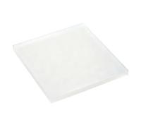 Dxcaicc Foglio Quadrato in Gomma Siliconica Bianco, Spessore 10 mm, Resistente alla Flessione E agli Strappi Ripetuti, Pannello Solido Piatto per Pad Termici,300mmx300mm