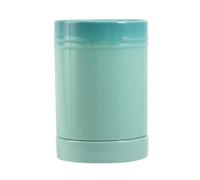 Dxcaicc Portautensili da Cucina in Ceramica per bancone della Cucina, Organizer per riporre Stabile con Pittura Gradiente con Vassoio di Scarico, Supporto in Ceramica di Grande capacità,Verde