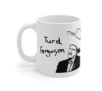 Dxcvbrds Burt Reynolds Turd Ferguson Celebrity Jeopardy SNL divertente tazza da caffè 325 ml