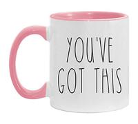 Dxcvbrds Tazza da caffè con scritta "You've Got This Accent", regalo di compleanno, regalo per Natale, compleanno, famiglia, buon Natale, festa della mamma, festa del papà, rosa, 325 ml