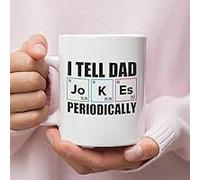 Dxcvbrds Tazza da caffè in ceramica, regalo creativo per papà, festa del papà, regalo per la festa del papà, 325 ml