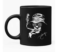 Dxcvbrds Tazza di design bianco e nero per Hunter S. Thompson, 325 ml