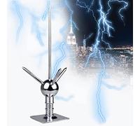 DXDXZDXLUF Parafulmini per casa, Kit per tetti di Case, Sistema di Protezione Staccabile per tetti di scuole, Ville, fabbriche, ospedali, Torri, fattorie (Dimensioni: Altezza 60 cm), OneColor