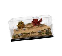 DXEHSEUY 1/64 Modello Mountain Road Scene Regali per Auto Modello Figure Giocattolo Scena Veicolo