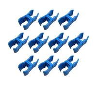 DXEHSEUY 10 fibbie a clip per bandiera da allenamento per pallavolo e calcio, blu, 5,8 x 2,6 x 2,6 cm