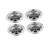 DXEHSEUY 4 coprimozzi per carrello da golf, leggeri, compatti, universali, colore argento, 20,3 cm