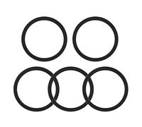 DXEHSEUY 5 guarnizioni in metallo per movimento centrale della bicicletta, per mozzo pignone, rondella nera, 1,5 mm