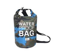 DXEHSEUY Borsa Impermeabile con Tracolla Rafting Bag per Nuoto Spiaggia Pesca 5L Blu, Blu, 5 l, 5 L
