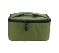 DXEHSEUY Borsa per mulinello da pesca, impermeabile, portatile, borsa portaoggetti, Verde, M, come descrizione