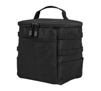 DXEHSEUY Borsa protettiva portatile per utensili da cucina per serbatoio di gas da campeggio per barbecue, Nero , 21.5cmx21.5cmx23.5cm