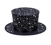 DXEHSEUY Cappello a molla pieghevole Puntelli Mago Costume Stella di Natale, 14x33.5cm