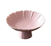 DXEHSEUY Ciotola con base in ceramica a forma di loto, per cucina, casa, casa, casa, casa, rosa, 12,8 x 5,7 cm