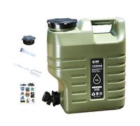 DXEHSEUY Contenitore d'acqua con beccuccio, per lavare le mani, barbecue, pesca, verde, 30 x 16 x 35 cm, 12 l