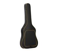 DXEHSEUY Custodia per chitarra con cinghie regolabili, resistente all'usura, leggera, arancione
