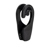 DXEHSEUY Gancio per paraurti per parafango per ferrovia marina per barca, colore nero, facilmente montato clip di regolazione, 25