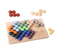 DXEHSEUY Giochi di viaggio interattivi del giocattolo educativo del gioco di puzzle delle perline per il regalo dei bambini