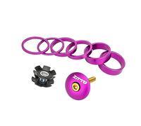 DXEHSEUY Set di rondelle per forcella anteriore per bicicletta, set di rondelle viola