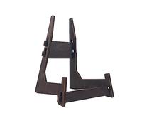 DXEHSEUY Supporto per foto, decorativo, da tavolo, per piatti e opere d'arte, rotondo, 25,4 cm, marrone, 25,4 cm
