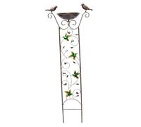 DXEHSEUY Vasca per uccelli con graticcio da giardino, altezza 100 cm, per patio, prato, versatile colibrì