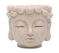 DXEHSEUY Vaso da fiori a forma di testa di Buddhismo, idea regalo, per cucina, giardino, casa, stile A