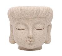 DXEHSEUY Vaso da fiori a forma di testa di Buddhismo, idea regalo, per cucina, giardino, casa, stile B
