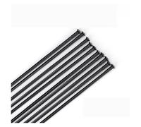 Dxhntskxo 1 x 1423 Straight Pull Spoke, 266 mm - 306 mm High Performance foyBicycle Without Nipple, for Road Bike Wheel Repair & Custom Build(300 mm)