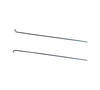 Dxhntskxo 36 raggi e nippli arcobaleno da 14 G, in acciaio inossidabile 304, placcati sottovuoto, per mountain bike e bici da strada, colorati e durevoli (259 mm x 36 pezzi)