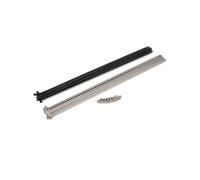 Dxhntskxo Custom Black foyBicycle Spokes - 10 pezzi in acciaio inox 14 G con nippli in ottone, realizzati per ordinare per biciclette elettriche e ruote (10 PCS-Black-225 mm)