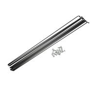 Dxhntskxo Set di 36 raggi e nippli da 14 G J-Bend foyBicycle da 2,0 mm, kit di raggi in acciaio per mountain bike e bici da turismo 29er (282-298 mm), struttura resistente delle ruote (284 mm)