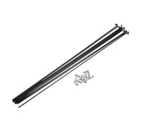 Dxhntskxo Set di 36 raggi e nippli da 14 G J-Bend foyBicycle da 2,0 mm, kit di raggi in acciaio per mountain bike e bici da turismo 29er (282-298 mm), struttura resistente delle ruote (293 mm)