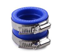 DXHSLH 28mm 30mm Blu/Rosso Gomma Carb Aspirazione Tubo di Aspirazione Adattatore Collettore Manicotto di Avvio Interfaccia for Carburatore Moto (Color : Blue)