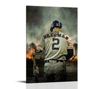 DXLFHG Alex Bregman, poster moderno impermeabile da parete, decorazione unica per la casa, ottimo ricordo per anniversari e compleanni, stile cornice, 30 x 45 cm