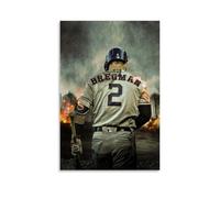 DXLFHG Alex Bregman, poster moderno impermeabile, decorazione da parete, decorazione unica per la casa, ottimo ricordo per anniversari e compleanni, stile senza cornice, 60 x 90 cm