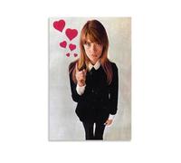 DXLFHG Françoise Hardy, poster moderno impermeabile, decorazione da parete, decorazione unica per la casa, ottimo ricordo per anniversari e compleanni, stile senza cornice, 50 x 75 cm