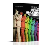 DXLFHG Poster da parete impermeabile moderno con scritta "Stop Making Sense", decorazione unica per la casa, ottimo ricordo per anniversari e compleanni, stile cornice, 50 x 75 cm