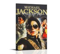 DXLFHG Poster di Michael Jackson, moderno, impermeabile, decorazione da parete, decorazione unica per la casa, ottimo ricordo per anniversari e compleanni, stile cornice, 60 x 90 cm