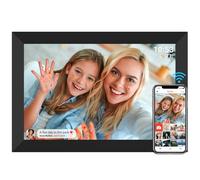 dxmart FRAMEO - Cornice per foto digitale WiFi da 32 GB, schermo LCD Touch WXGA IPS da 10,1", cornice per foto Smart Cloud con rotazione automatica, condivisione dei momenti tramite l'app Frameo