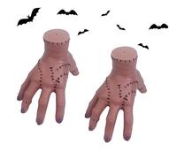 Dxmcgttbd 2 PCS Mano di Addams, Mano Famiglia Addams,Mano di Mercoledi,Mano della Famiglia Addams in Lattice,Spaventoso Mano,Oggetti di Scena Horror Adatti per Halloween e Cosplay