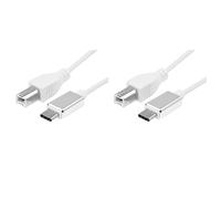 Dxoniislh 2X Midi USB Tipo B Un Connettore Tipo C, Adattatore, Audio per Pianoforte