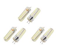 Dxoniislh 6X 6.5W GY6.35 Lampadine LED 72 2835 SMD LED 320Lm 50W Lampade Alogene Equivalente Dimmerabile Bianca Puro 6000K Angolo del Fascio di 360 Gradi Lampadina di Mais in Silicone