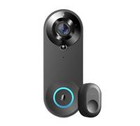 Dxoniislh Campanello wireless WiFi videocitofono con telecamera 2MP Smart Home per la protezione di sicurezza PIR Motion Detection