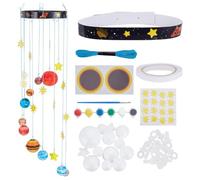 Dxoniislh Kit Completo per la Realizzazione di Un Modello del Solare in Palla di Schiuma 3D, Progetto Solare Fai-da-Te per Regalo di Natale o Compleanno A Tema Spaziale.