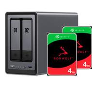 UGRSEA-XP1 4250494930826 DXP2800 + 2x 4 TB Seagate IronWolf HDD Bundle