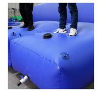 DXQxue Sacca d'Acqua Portatile Pieghevole da 1 Pezzo - Serbatoio di stoccaggio dell'Acqua in PVC for Campeggio, Agricoltura e Preparazione alle emergenze(1514L/400Gal/1.8x1.2x0.71m)