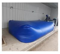 DXQxue Sacca di stoccaggio dell'Acqua Portatile di Grande capacità da 1 Pezzo - Serbatoio Pieghevole in PVC for Camper, Campeggio, prevenzione incendi e Uso di Emergenza(2000L/526Gal/2x1.5x0.7m)