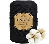 DXRPO Filato di macramè, 3 mm x 300 m, corda macramè per macramè fai da te da appendere alla parete, cesto di fiori, decorazioni natalizie, regali per buoni amici, appendiabiti per piante o