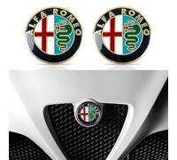 DXTYHB Auto Stemmi Decorazioni per Alfa Romeo Mito 2008-2013, Emblemi di Automobili Cofano Emblema Distintivo Accessorio Adesivo Decalcomanie Styling Carrozzeria Parti