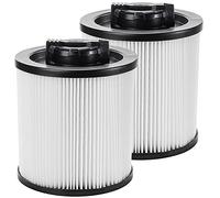DXVC6910 Filtro HEPA di ricambio adatto per aspirapolvere DeWalt Wet/Dry Filter Regular 6-16 galloni, compatibile con DeWalt DXV06P DXV09P DXV10P DXV10PL DXV10SA DXV12P DXV14P DXV16P 2 pezzi
