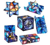 DxxD Cubo Magico Stella 2 in 1 Magic Star Cube 3D Puzzle, Cubo Infinito Trasformabili, Regalo di Compleanno Giocattolo Bambini 6 7 8 9 10 Anni, Giocattoli Decompression Creativo per Bambini e Adulti